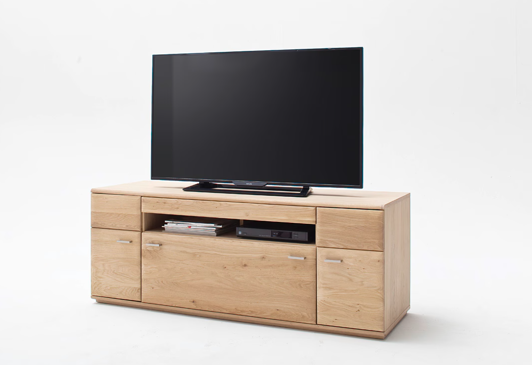 Bologna TV-Möbel Eiche Bianco 150x58 x50cm Prime Möbel
