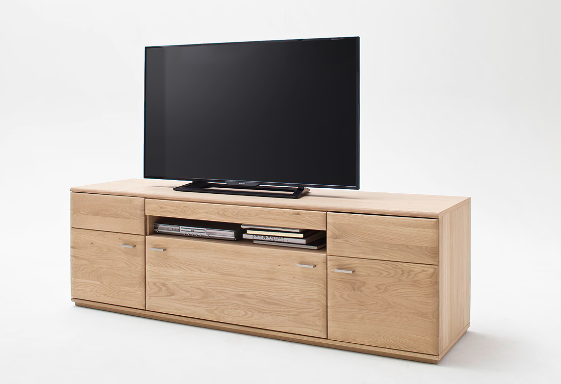 Bologna TV-Möbel Eiche Bianco 180x58x50cm Prime Möbel