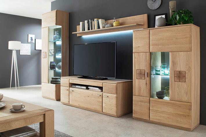 Bologna TV-Möbel Eiche Bianco 150x58 x50cm Prime Möbel