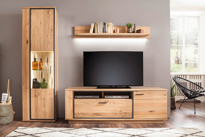 Campino TV-Möbel Eiche 180 x 61 x 50 cm Prime Möbel