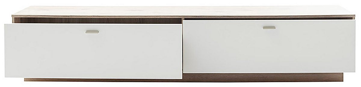 Santerno TV- Element Weiss/Viking Oak 210x50cm Prime Möbel