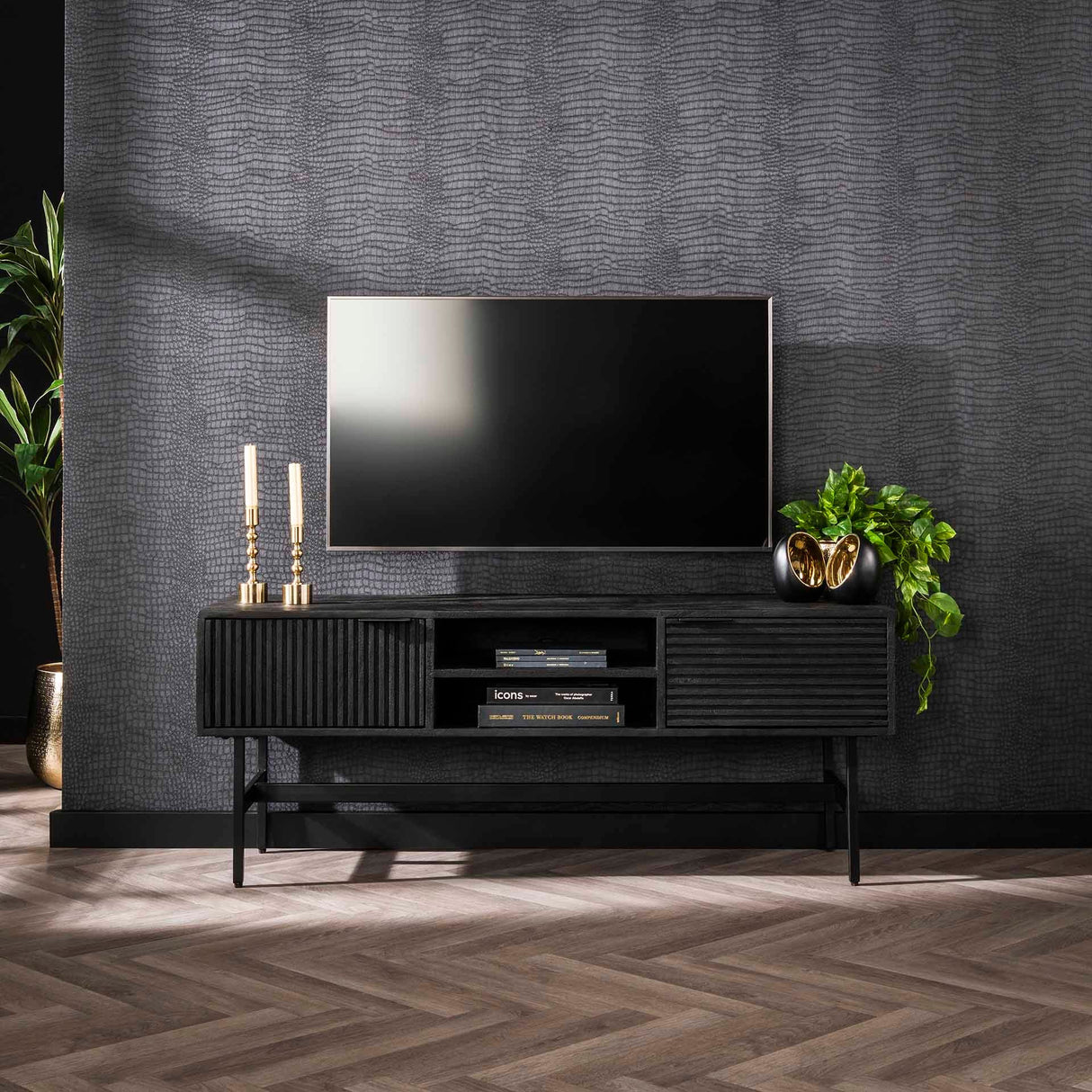 TV-Möbel Marina-Mangoholz 140cm - Prime Möbel