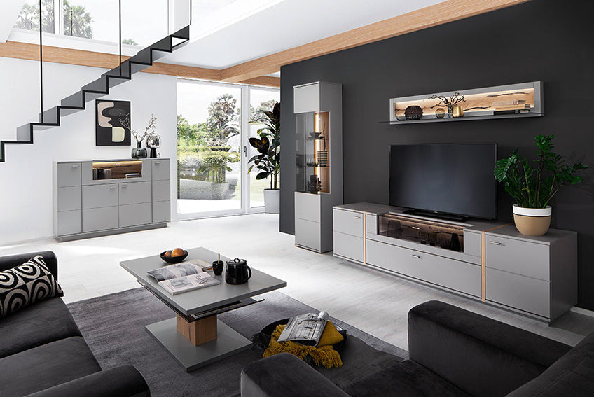 Sevilla Sideboard LED 196 x 87 x 44 cm Prime Möbel