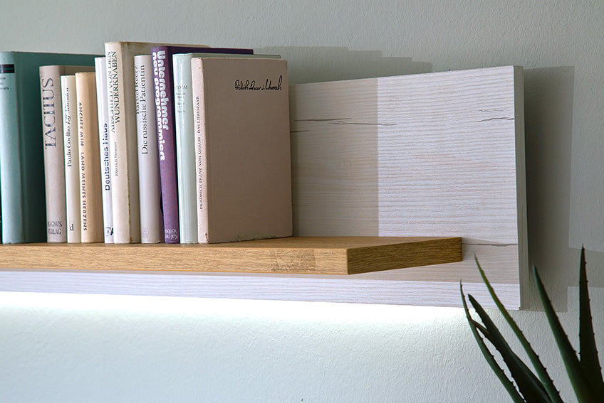 Madrid Landhaus Wohnwandkombi 181 x 24 x 22 cm Prime Möbel