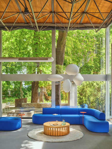 Artiko Ecksofa Himmelblau - 320cm x 230cm - Prime Möbel