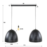 Hängelampe Kosmos schwarz