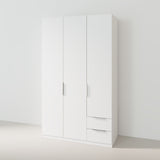 Kleiderschrank Eclipse weiss matt 120 cm