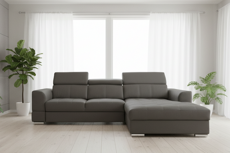 Ecksofa Montana TX 284x190 – L-Sofa Bett & Stauraum
