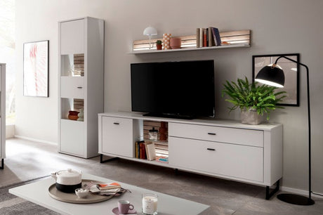 Louisiana Wohnkombination 4 - hellgrau 287cm MCA Furniture