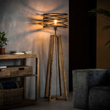 Stehleuchte Twisted Holz