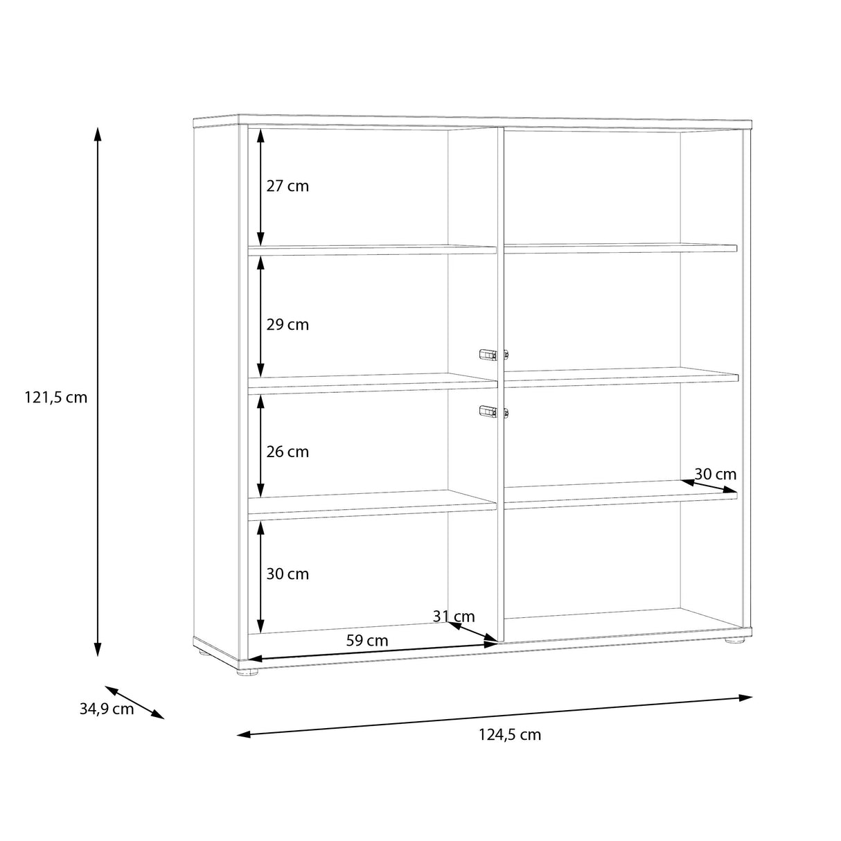 Lunaris Kommode sandfarbig 321