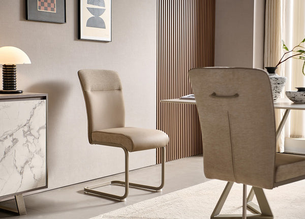 ALVA Pure – Polsterstuhl in Soft-Beige