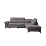 Ecksofa Navora beige mit Motor Rechts beige