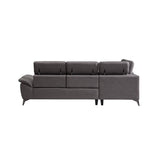 Ecksofa Navora beige mit Motor Rechts beige