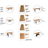 Aero Connect, Metallbeine in stilisierter Spinnenform