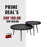 Metallica Couchtisch-Set aus robustem Stahl Deal