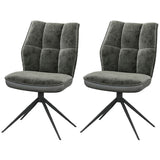 Calvin+ Stuhl  360°-Drehung, grau