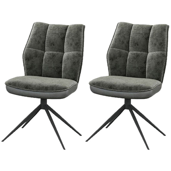 Calvin+ Stuhl  360°-Drehung, grau