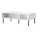 Couchtisch, MAISON LINEA 110x40x60cm, Weiss matt