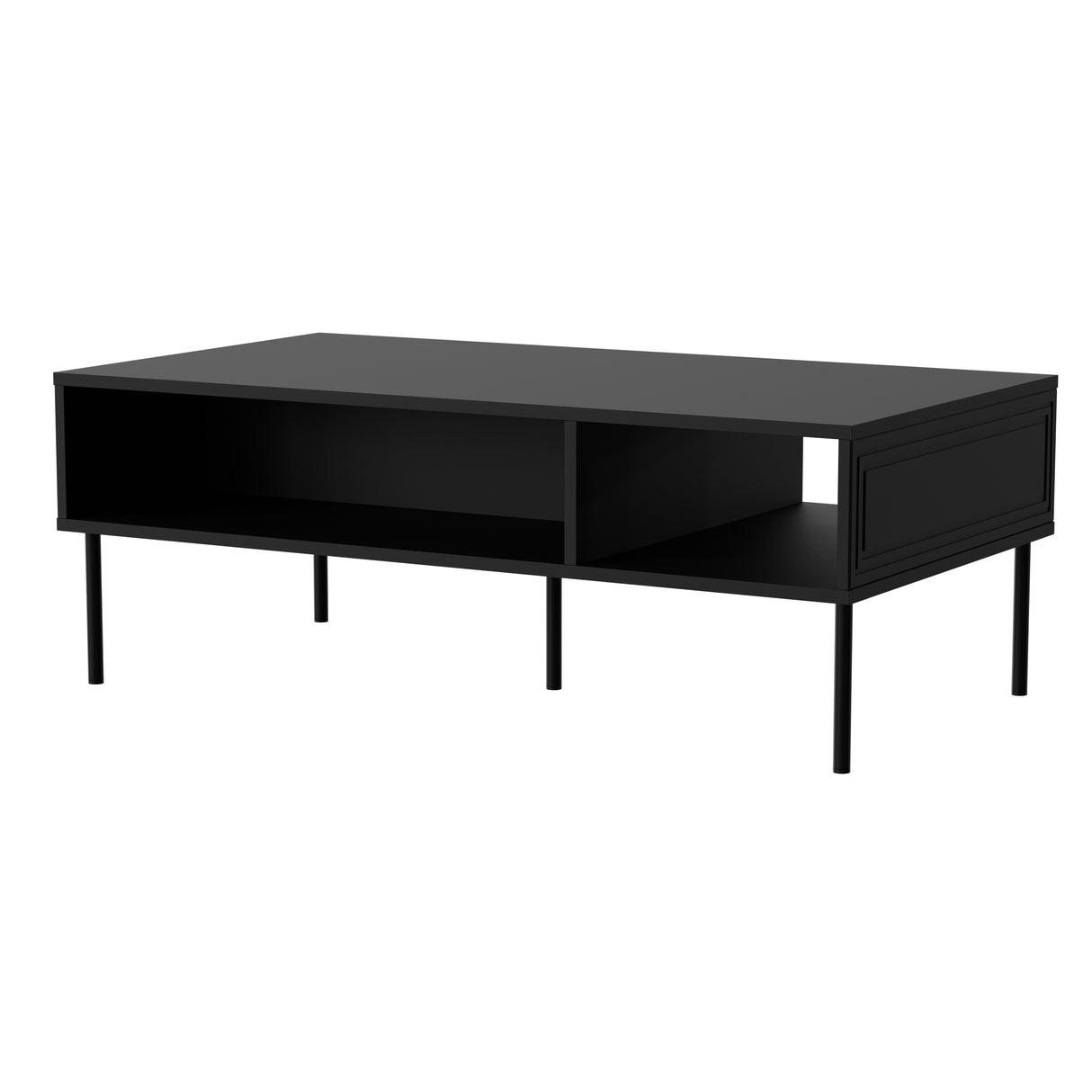 Couchtisch, MAISON LINEA 110x40x60cm, Weiss matt
