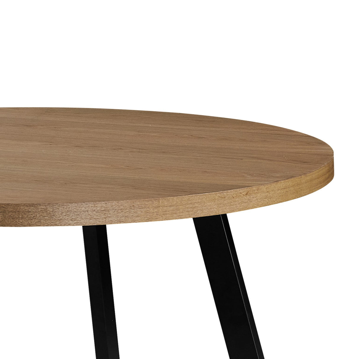 Esstisch Stockholm – Rund, Holz MDF Ø 120 × 75