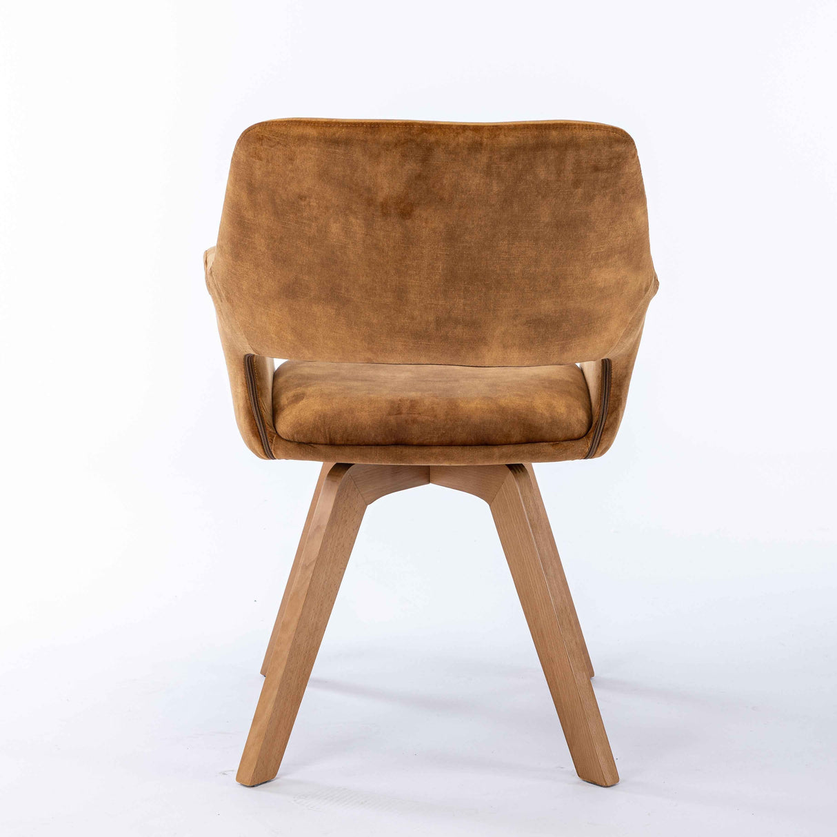 DAVID Armlehnstuhl 360° Curry /Gelb 58 x 61 x 83cm