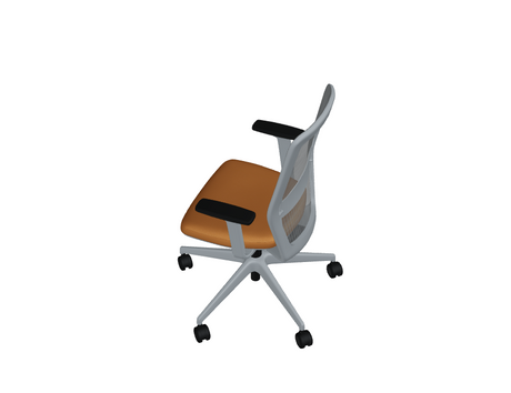 EVO2 Bürostuhl grau Basis /orange Armlehnen - Prime Möbel