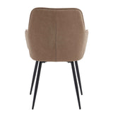 FELDMANN Armlehnstuhl Hellgrau 63,5 x 65 x 91cm