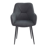 FELDMANN Armlehnstuhl Hellgrau 63,5 x 65 x 91cm