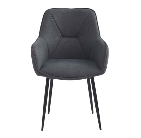 FELDMANN Armlehnstuhl Hellgrau 63,5 x 65 x 91cm