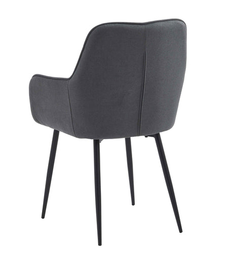 FELDMANN Armlehnstuhl Hellgrau 63,5 x 65 x 91cm