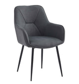 FELDMANN Armlehnstuhl Hellgrau 63,5 x 65 x 91cm