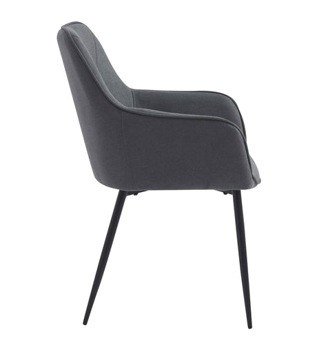 FELDMANN Armlehnstuhl Hellgrau 63,5 x 65 x 91cm