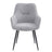 FELDMANN Armlehnstuhl Hellgrau 63,5 x 65 x 91cm