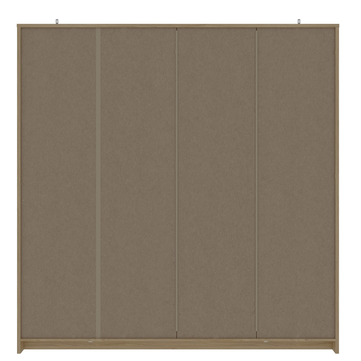 Sandora Kleiderschrank Beige 3-Tür mit Schubladen &Spiegel,207×213 cm