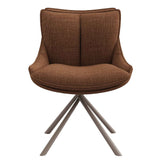 FLORENZ Design Stuhl Braun 56x66x87cm