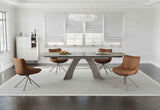 FLORENZ Design Stuhl Braun 56x66x87cm