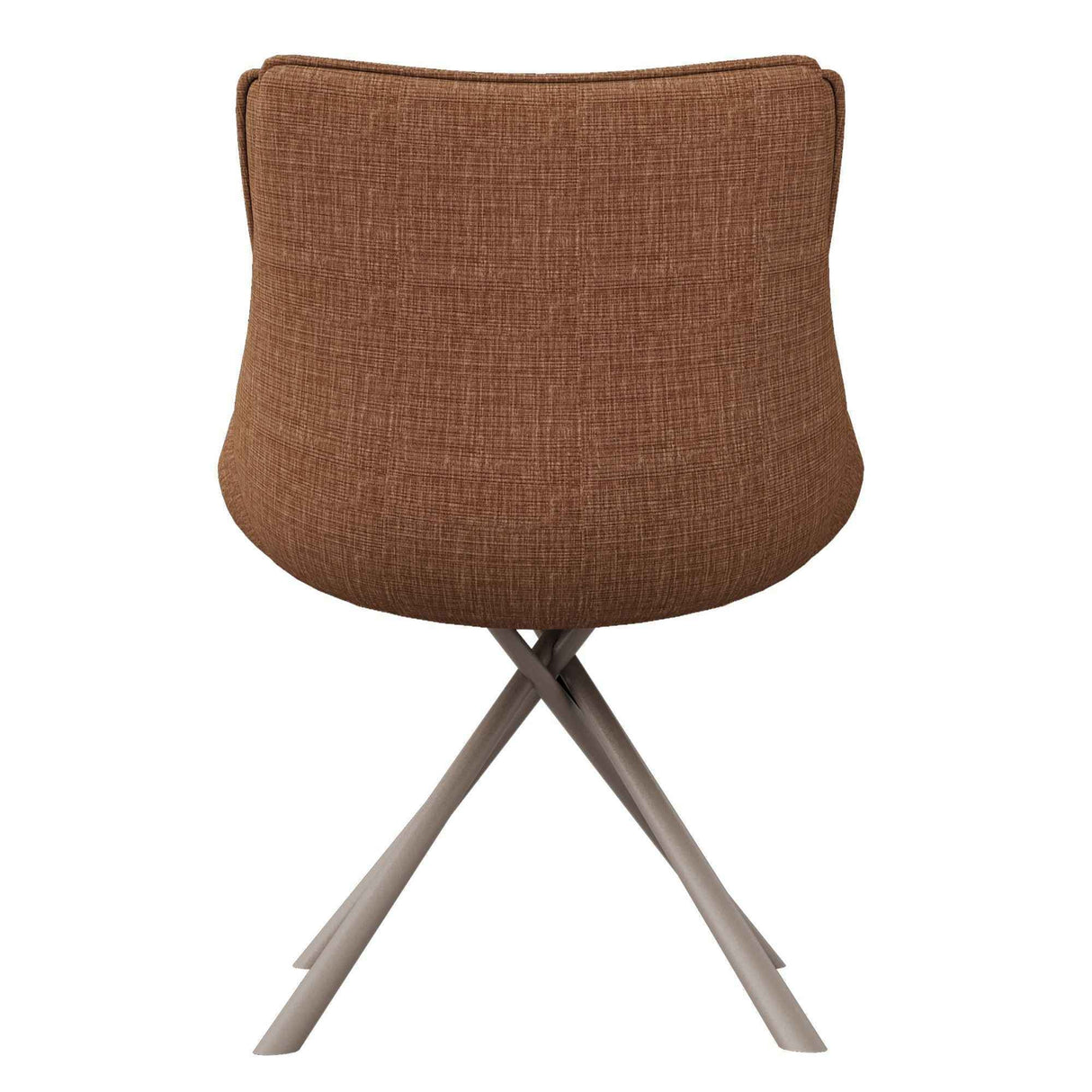 FLORENZ Design Stuhl Braun 56x66x87cm
