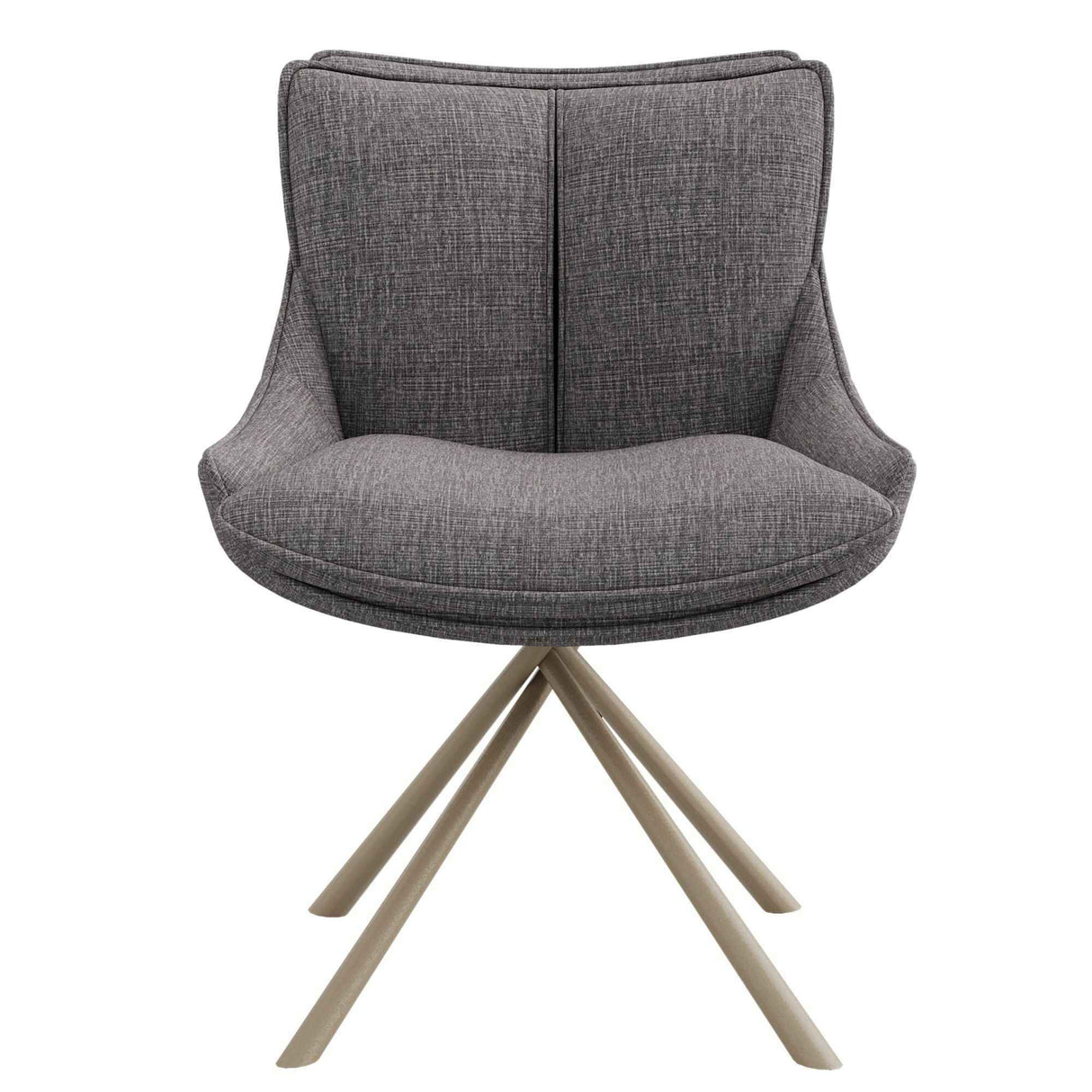 FLORENZ Design Stuhl Braun 56x66x87cm