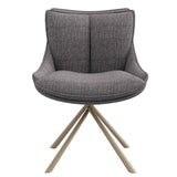 FLORENZ Design Stuhl Braun 56x66x87cm