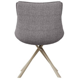 FLORENZ Design Stuhl Braun 56x66x87cm