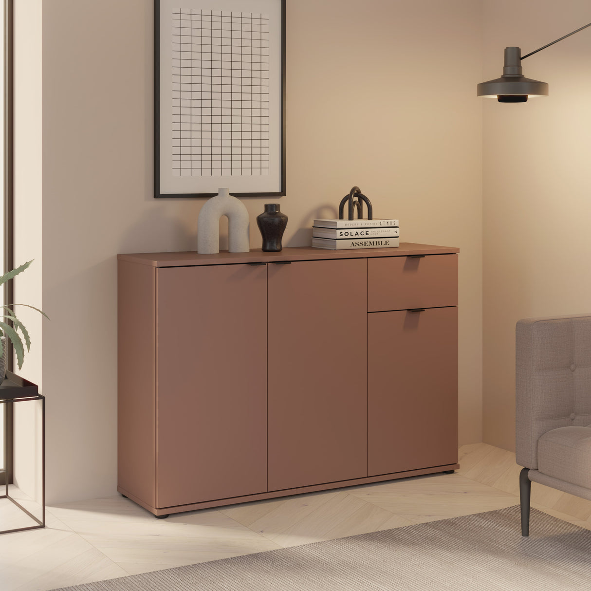 Prime Lunaris Kommode 230cm grün