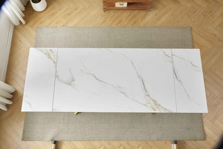 GOLDMANN Ausziehtisch für Esszimmer Keramik Marmor