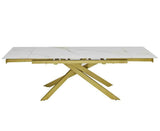 GOLDMANN Ausziehtisch für Esszimmer Keramik Marmor