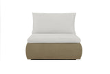 Genf Relax Sessel mit Schlafunktion beige/ braun