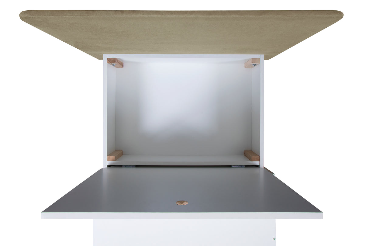 Genf Relax Sessel mit Schlafunktion beige/ braun