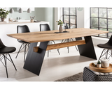 HERCULES Familien Tisch geölt, Massivholz aus Eiche 240x100 cm