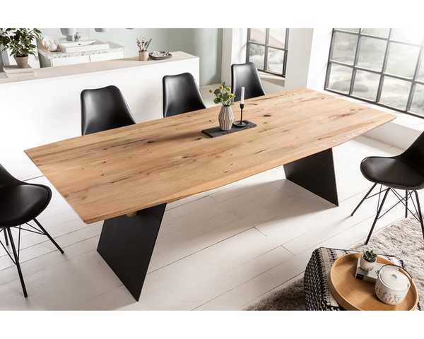 HERCULES Familien Tisch geölt, Massivholz aus Eiche 240x100 cm