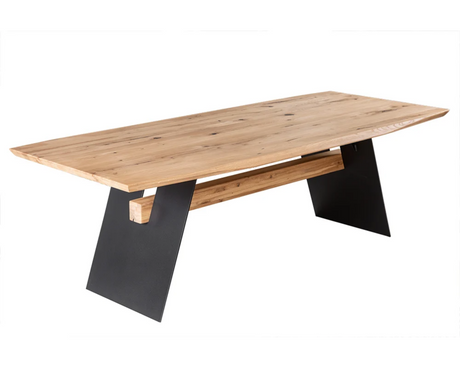 HERCULESMetallbeineingeoeltemMassivholzausEiche240x100cm1