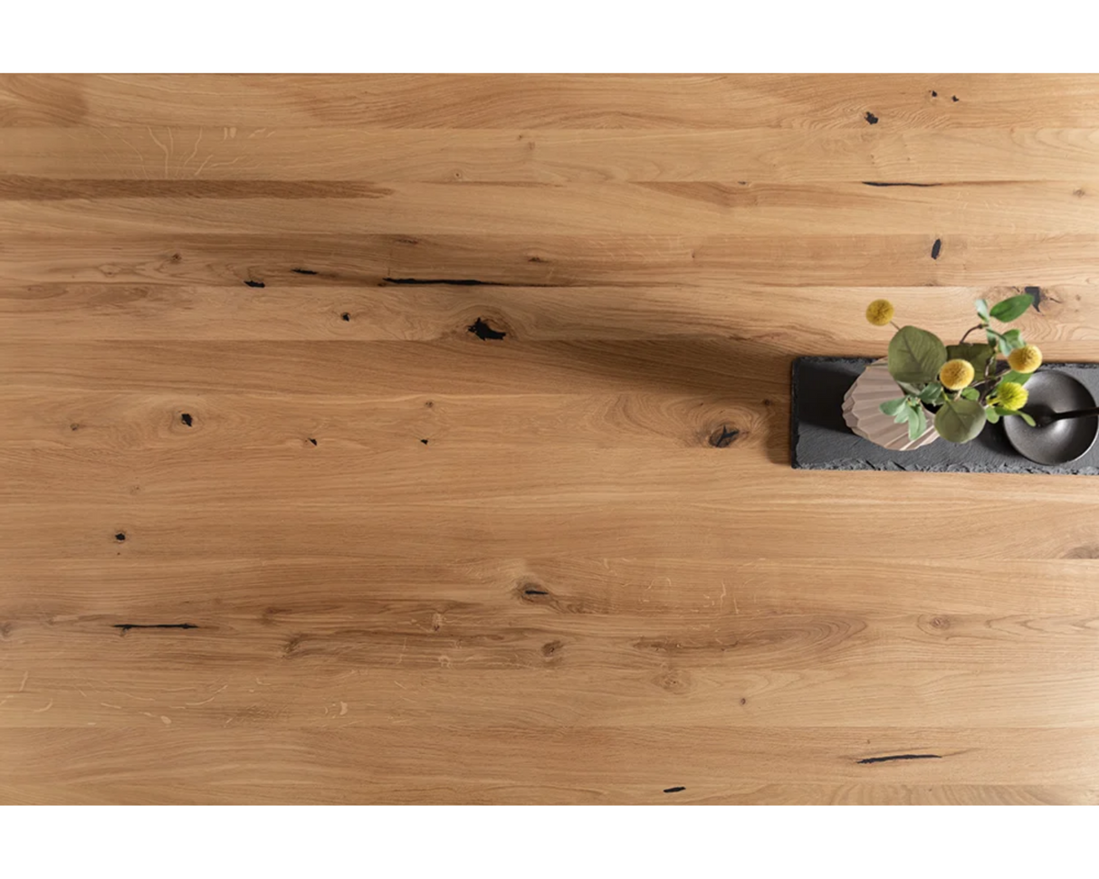HERCULES Familien Tisch geölt, Massivholz aus Eiche 240x100 cm